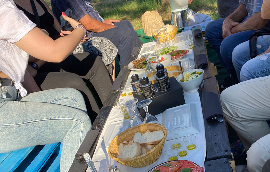 Tour in campagna con degustazione olio “la Scarpetta” e merenda all’ombra dell’ uliveto del Poeta