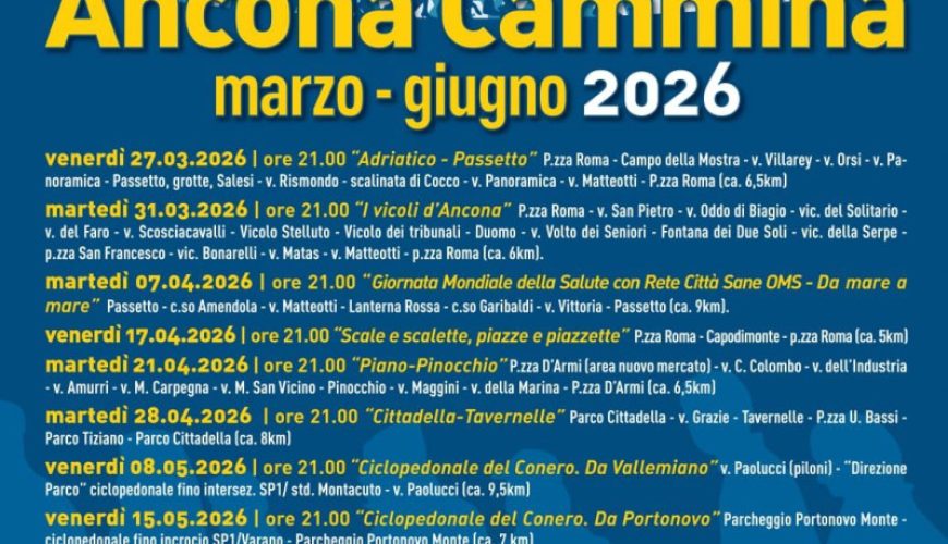 ancona cammina 2026