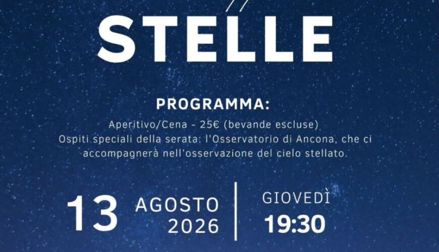 CENA SOTTO LE STELLE – AGUGLIANO CENA SOTTO LE STELLE – AGUGLIANO