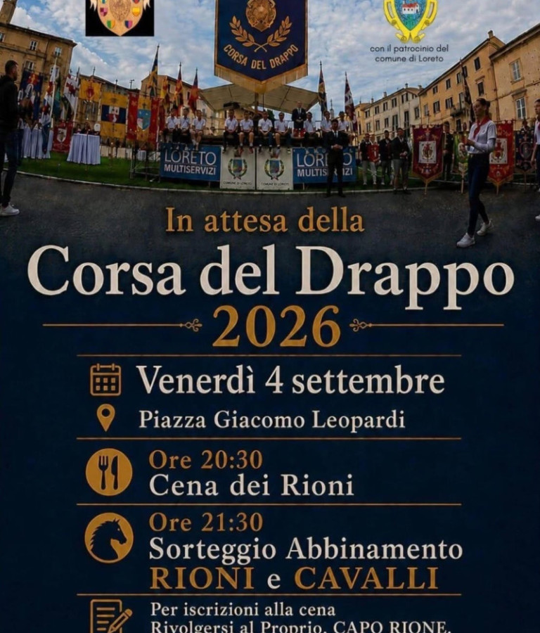 In attesa della Corsa del Drappo 2026 a Loreto